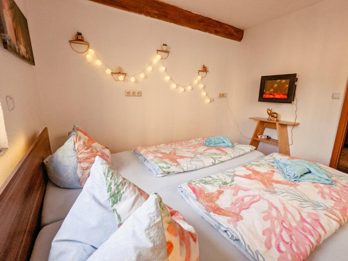 Ferienwohnung Urlaubstraum mit Pool, Terrasse&Fluss im Garten - UT Sebnitz Exterior foto