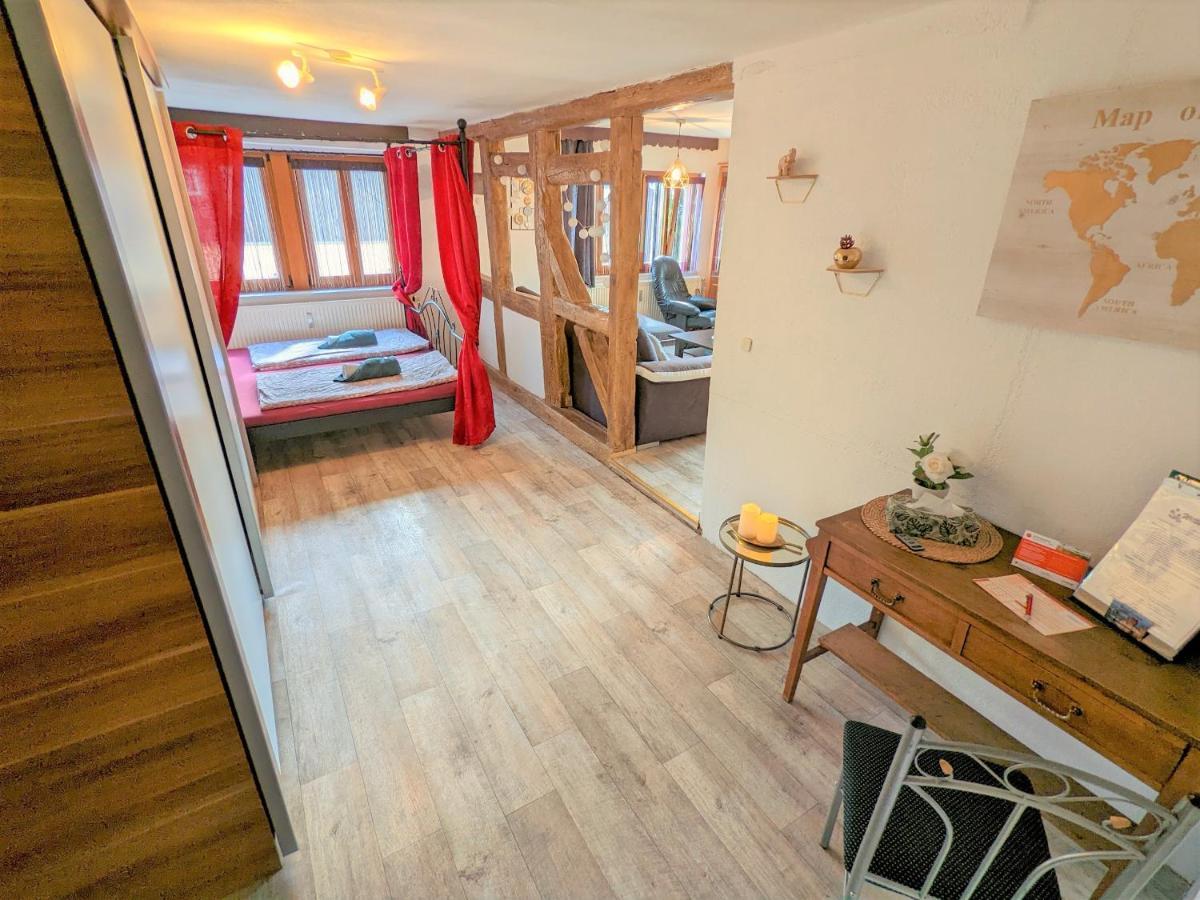 Ferienwohnung Urlaubstraum mit Pool, Terrasse&Fluss im Garten - UT Sebnitz Exterior foto