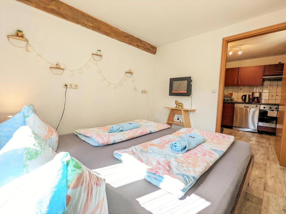 Ferienwohnung Urlaubstraum mit Pool, Terrasse&Fluss im Garten - UT Sebnitz Exterior foto